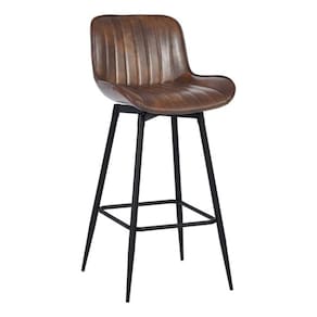 Cadeira Banqueta Bar Em Madeira E Aco 100x44x26cm Ergonomic