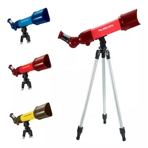 Telescópio Astronômico Brinquedo Educacional Foco Ajustável