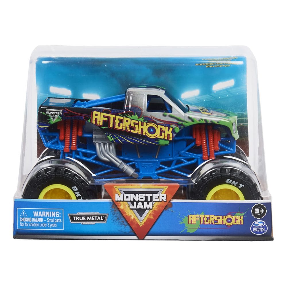 Monster Truck Spin Master Monster Jam Aftershock em escala 1:24