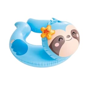 Boia Inflável Redonda Animal Azul Intex 58X55Cm Crianças
