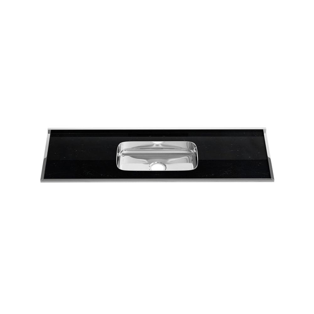 Pia de Laminado 1,50m Forminox Preto
