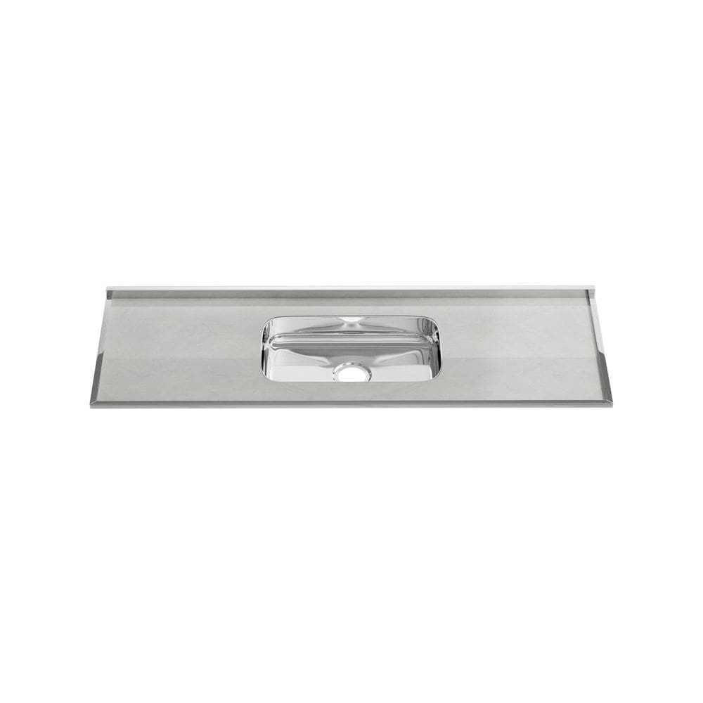 Pia de Laminado 1,50m Forminox Mármore Carrara