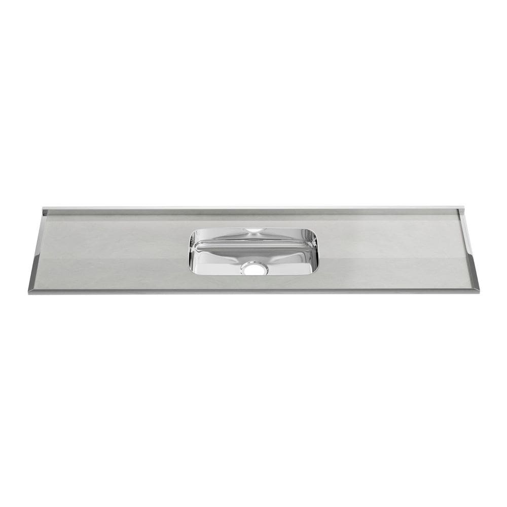 Pia de Laminado 2,00m Forminox Mármore Carrara
