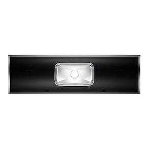 Pia de Laminado 2,00m Forminox Preto