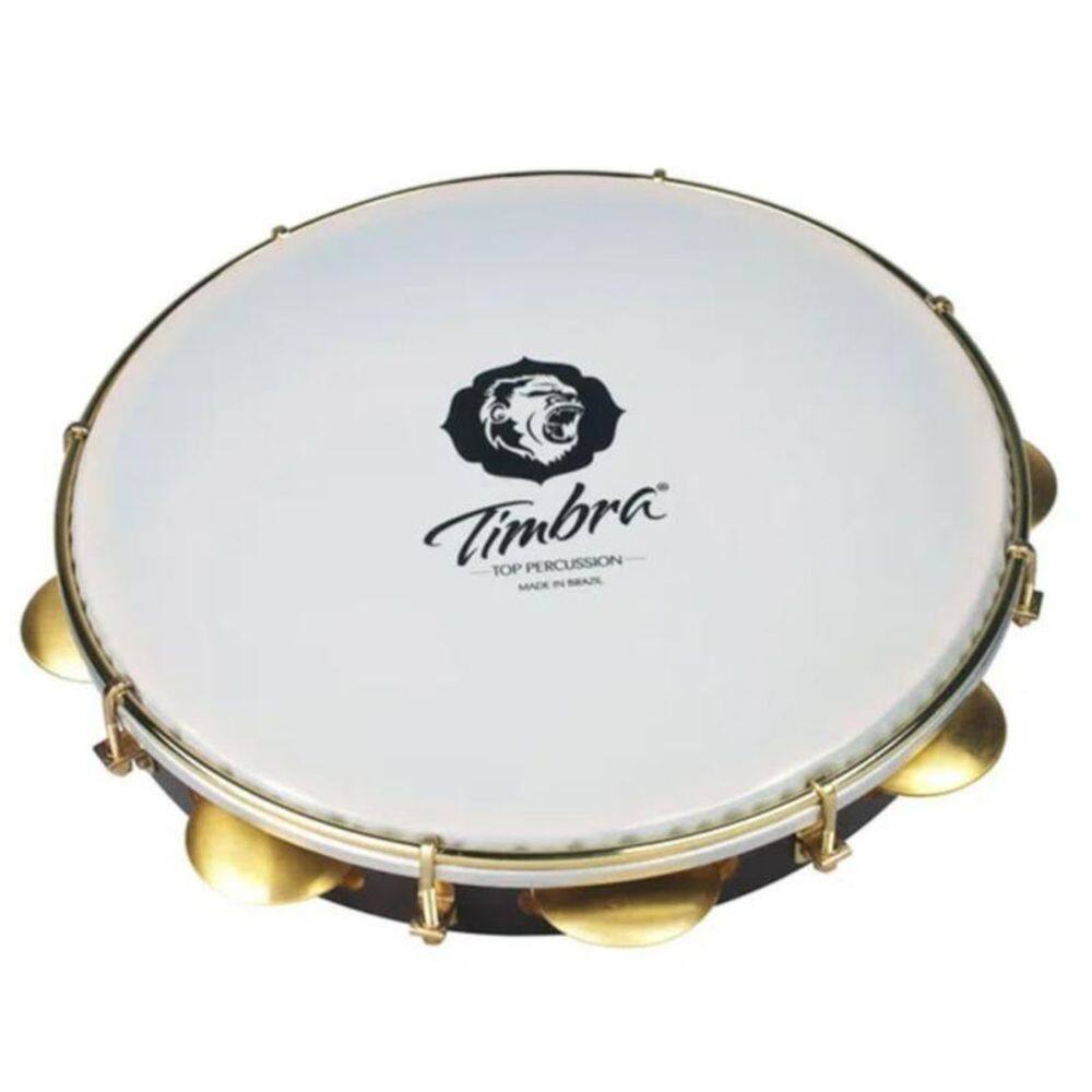 Pandeiro Timbra Profissional 11 Pol Formica Chocolate Prat 2