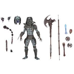 Boneco de ação NECA Predator 2 Warrior Predator 7 polegadas