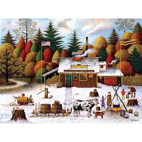 Quebra-cabeça Buffalo Games Charles Wysocki Vermont 1000 unidades