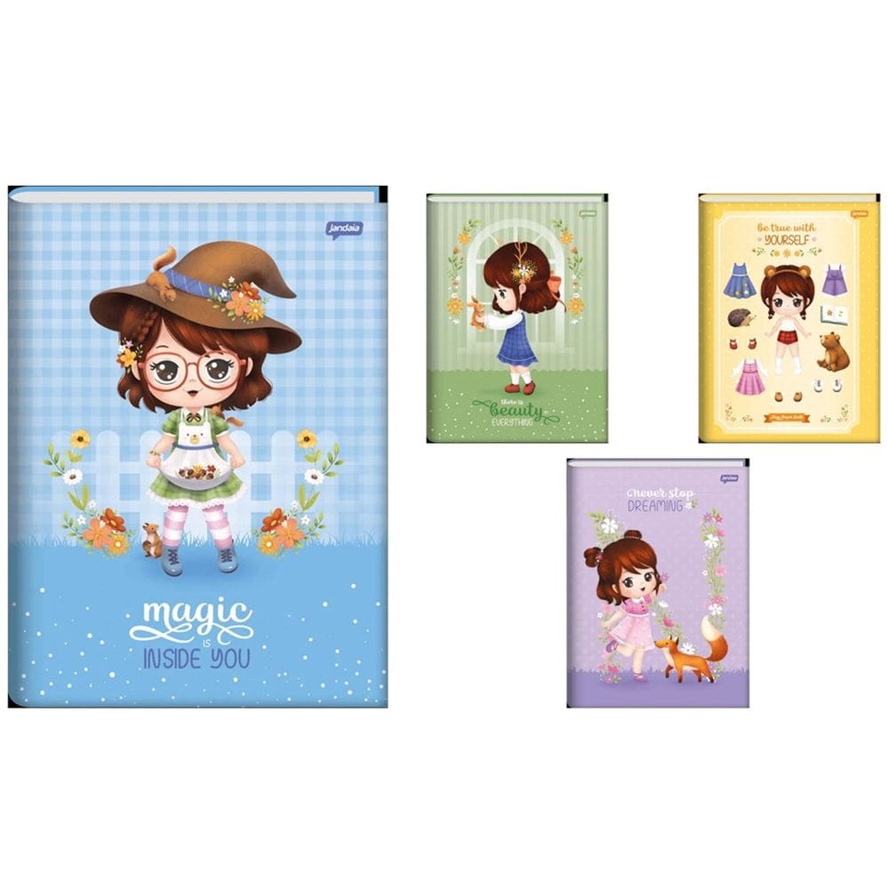 Caderno Broch. Univ. CP 48 Folhas – Nina Jandaia