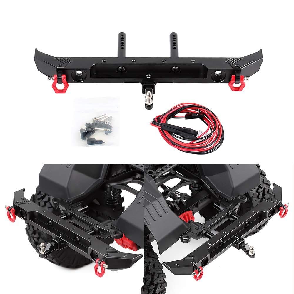Amortecedor traseiro RC Amortecedor de metal para 1/10 RC Crawler Axial SCX10 III