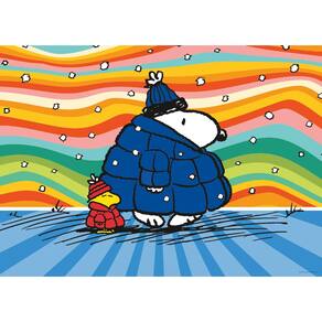 Quebra-cabeça Ceaco Peanuts Puffer Coat 500 peças