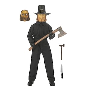 Boneco de ação colecionável NECA para o Dia de Ação de Graças John Carver 8"