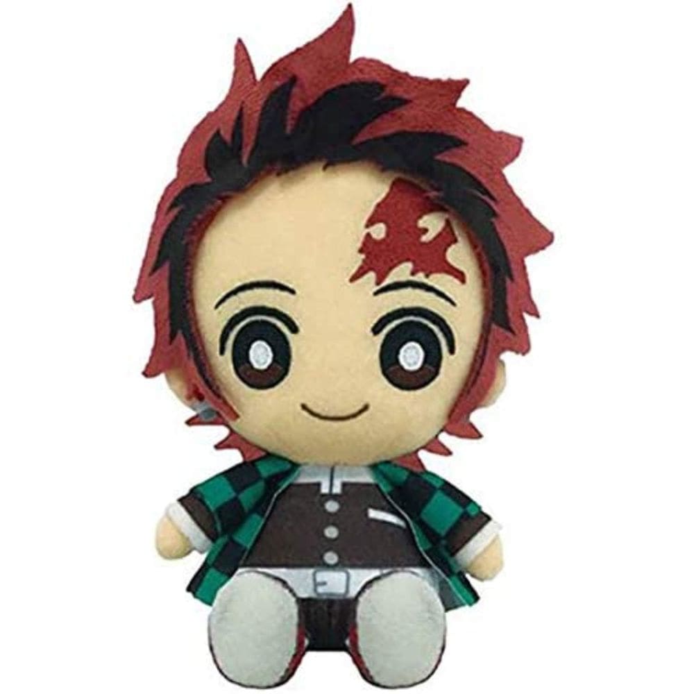 Brinquedo de pelúcia Bandai Demon Slayer Kimetsu no Yaiba Chibi Tanjiro