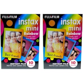 Filme Fujifilm Instax Mini Instant Rainbow 20 folhas