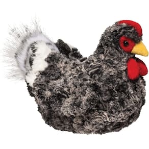 Bicho de pelúcia Douglas Pepper Black Multi Hen Chicken 21cm