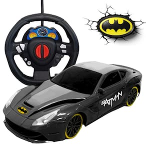 Carrinho do Batman Controle Volante 3 Funções Autoracing