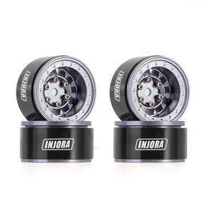 Aro de roda INJORA em alumínio CNC de 1,0 polegadas para carro RC 1/18 1/24