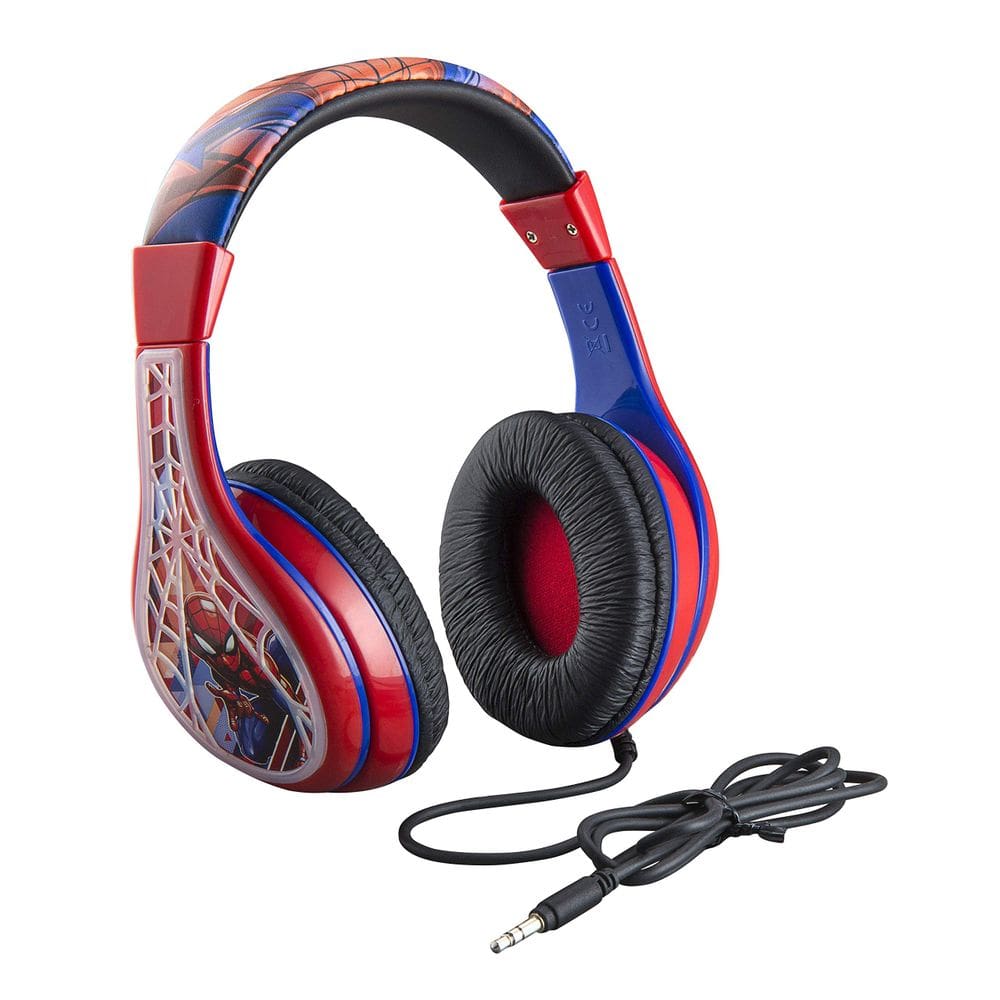 Fones de ouvido eKids Spiderman Kids Stereo Jack de 3,5 mm