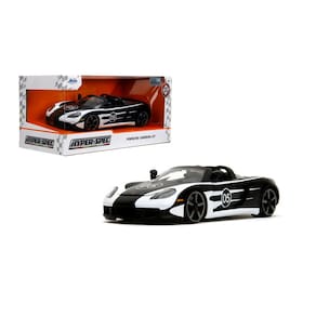 Carro fundido sob pressão Jada Toys Hyper-Spec 1:24 2005 Porsche Carrera GT