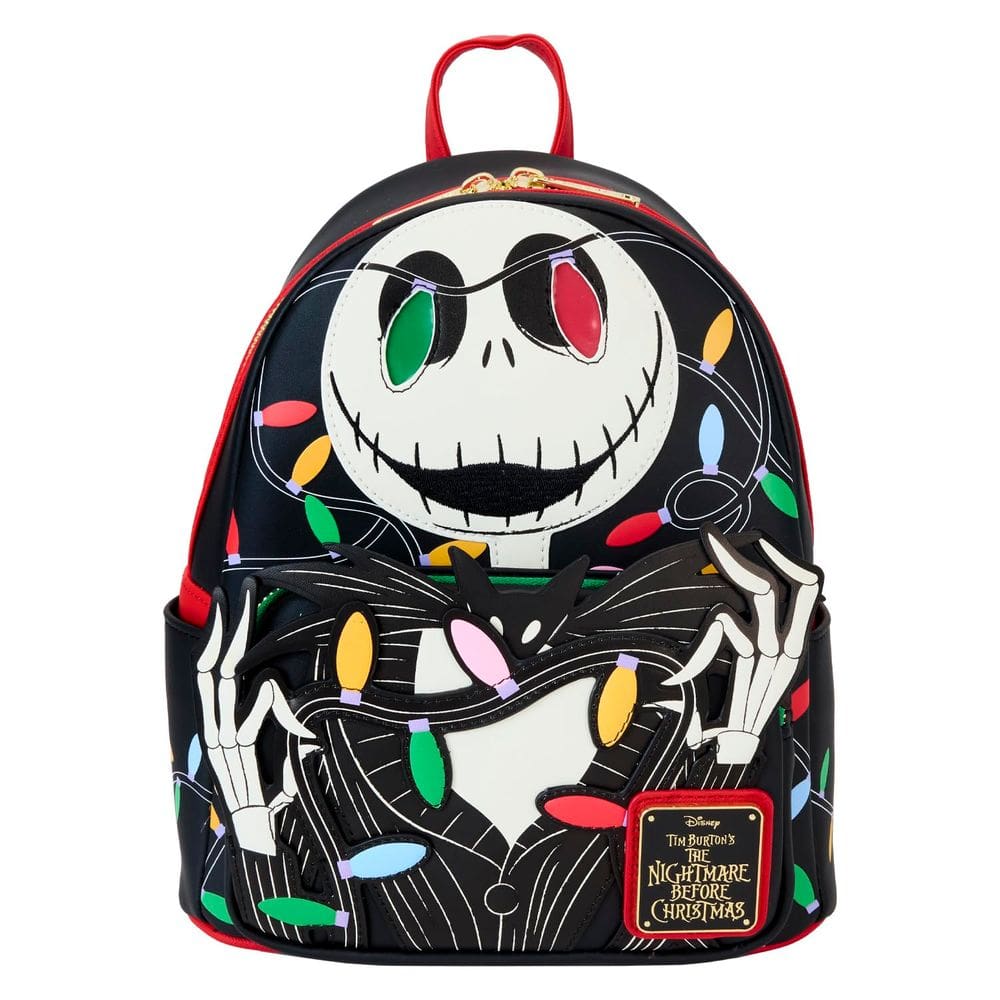 Mochila Loungefly Disney NBC Smiling Jack Light Up Mini