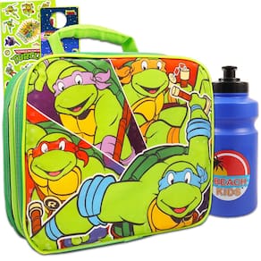 Pacote de lancheira Teenage Mutant Ninja Turtles para meninos
