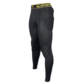 Conjunto de equipamentos de proteção de futebol para calças de bicicleta acolchoadas para goleiros