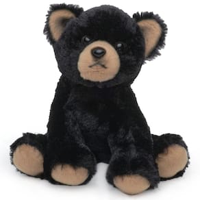 Urso de pelúcia Bearington Lil` Huck 18 cm preto