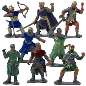Conjunto de 16 bonecos de ação ArtCreativity Knight para crianças a partir de 3 anos
