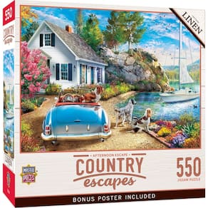 Obras-primas do quebra-cabeça Afternoon Escape 550 peças
