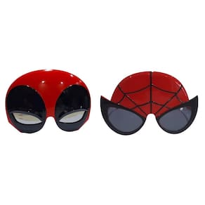 Kit Oculos Infantil 1 Deadpool E 1 Homem Aranha Carnaval