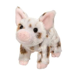 Bicho de pelúcia Douglas Yogi Brown Spotted Pig 18cm