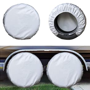 Conjunto de 4 capas de pneus Kayme para RV Travel Trailer Camper