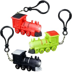 Conjunto de 3 clipes de mochila ArtCreativity Light-Up Train com LEDs
