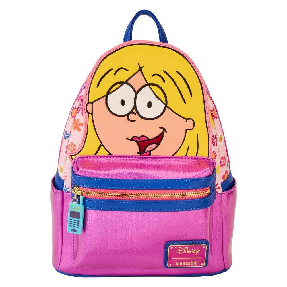 Mini mochila Loungefly Lizzie McGuire Cosplay de couro vegano