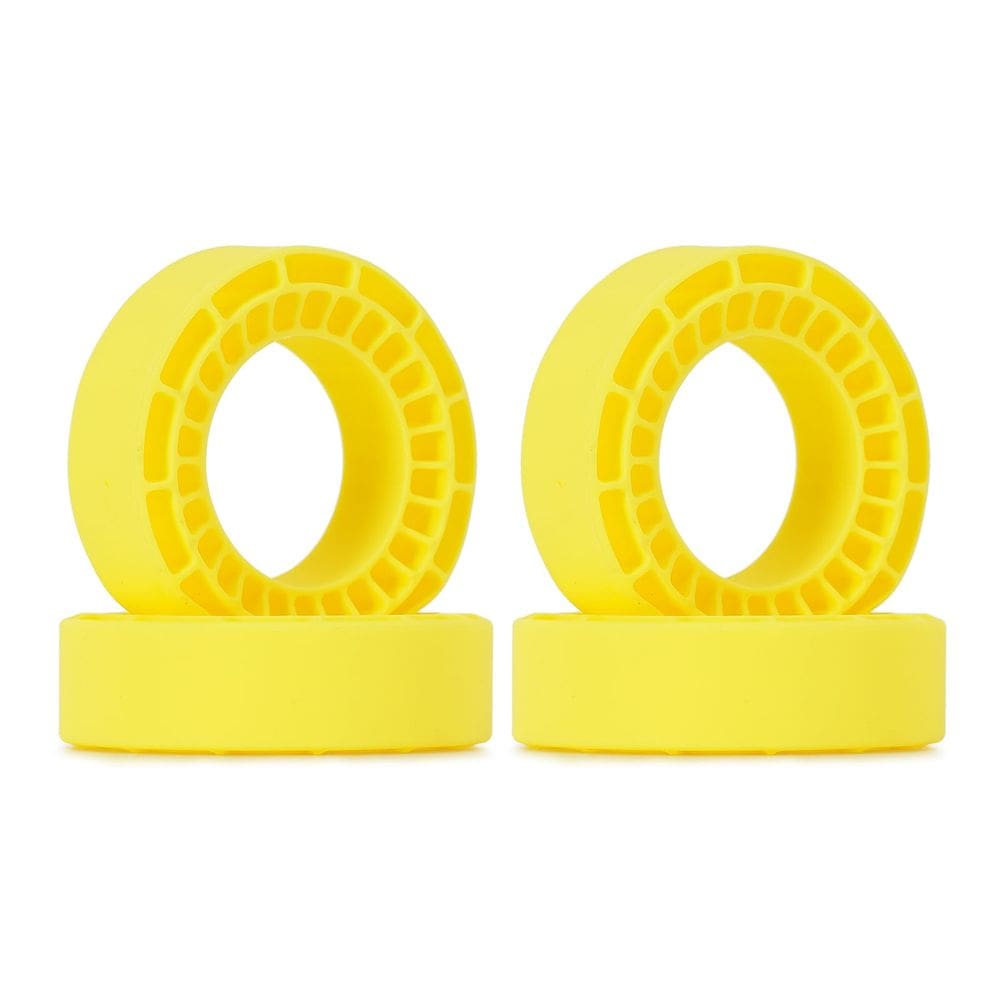 Insertos de borracha de silicone para pneus de 64 x 24 mm 1.3 (amarelos)