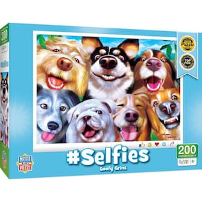 Quebra-cabeça MasterPieces #Selfies Dogs Goofy Grins 200 unidades