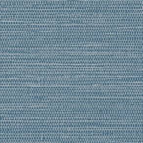 Papel de parede Jiffdiff Grasscloth Peel & Stick Blue 44x1200cm