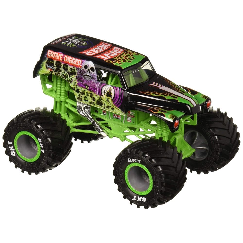 Monster Truck Monster Jam Grave Digger em escala 1:24