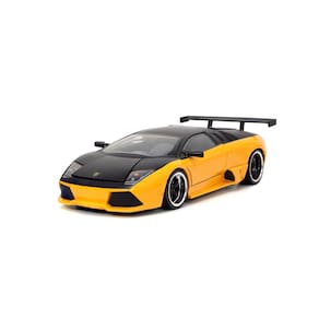 Carro fundido Jada Toys Hyper-Spec 1:24 Lamborghini Murcielago LP 640 amarelo/preto