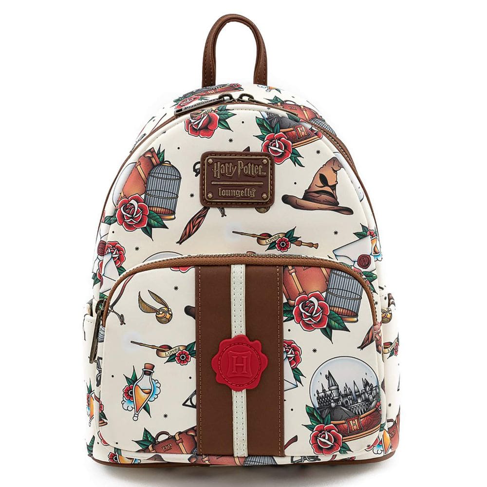 Bolsa de ombro Loungefly Harry Potter Tattoo Art para mulheres
