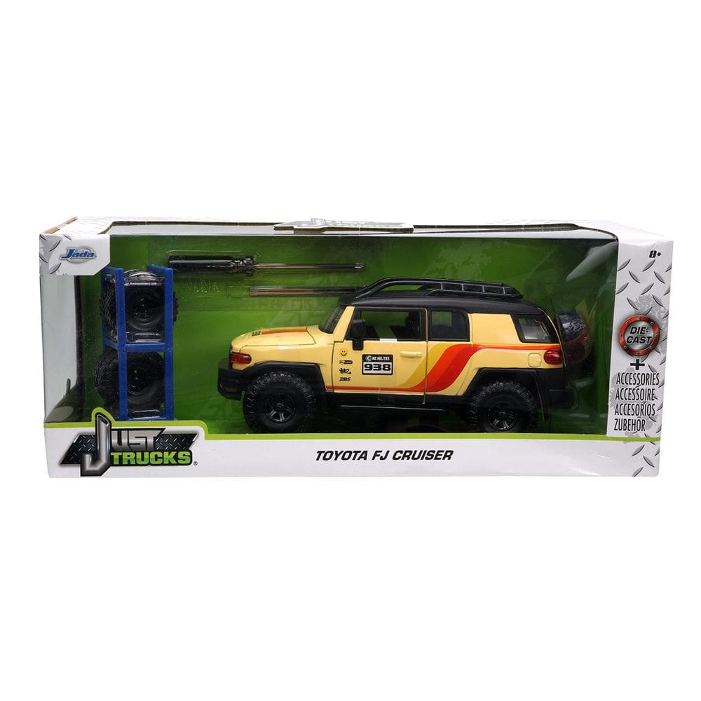 Carro fundido sob pressão Jada Toys Just Trucks 1:24 Toyota FJ Cruiser Amarelo