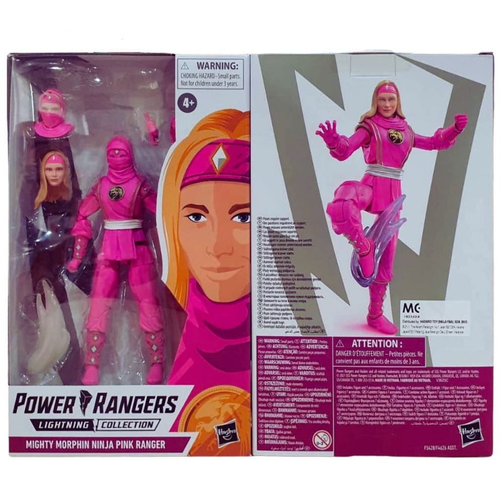 Boneco de ação Power Rangers Mighty Morphin Ninja Rangers