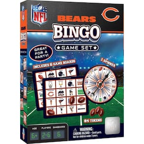 Jogo de bingo Masterpieces Kids Games NFL Chicago Bears