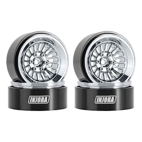 Roda Beadlock Wheel INJORA 1.3 Aro de alumínio CNC para TRX4M SCX24