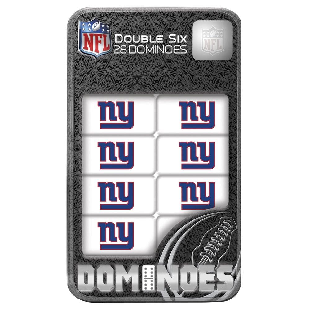 Obras-primas do jogo de dominó NFL New York Giants 28 peças