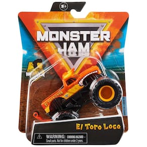 Brinquedo Monster Truck Monster Jam El Toro Loco 1:64 fundido sob pressão