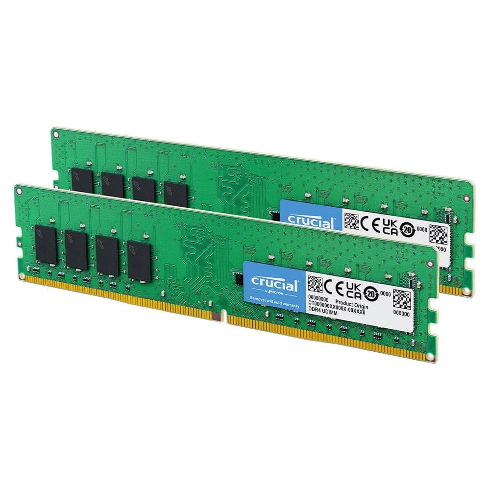 Kit RAM Crucial de 8 GB (2 x 4 GB) Desktop DDR4 2400 MHz CL17