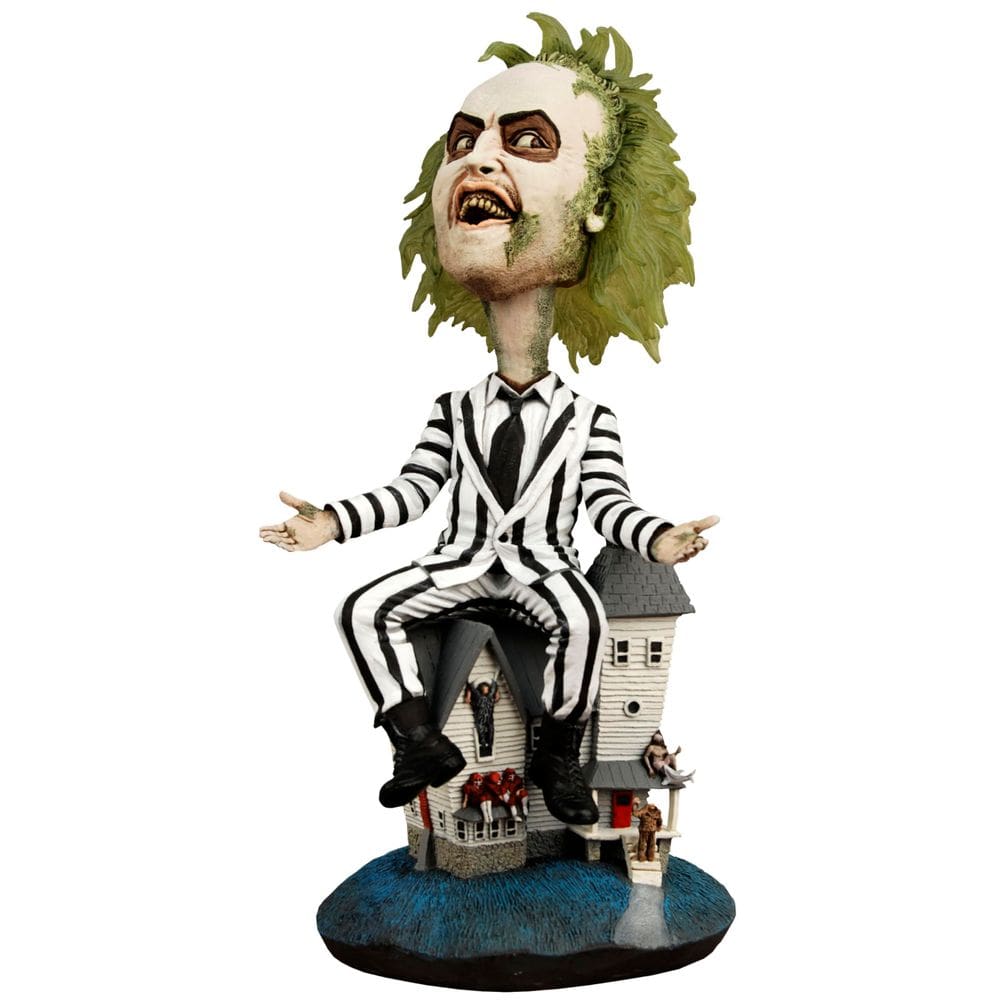 Figura colecionável NECA Beetlejuice Head Knocker 20cm