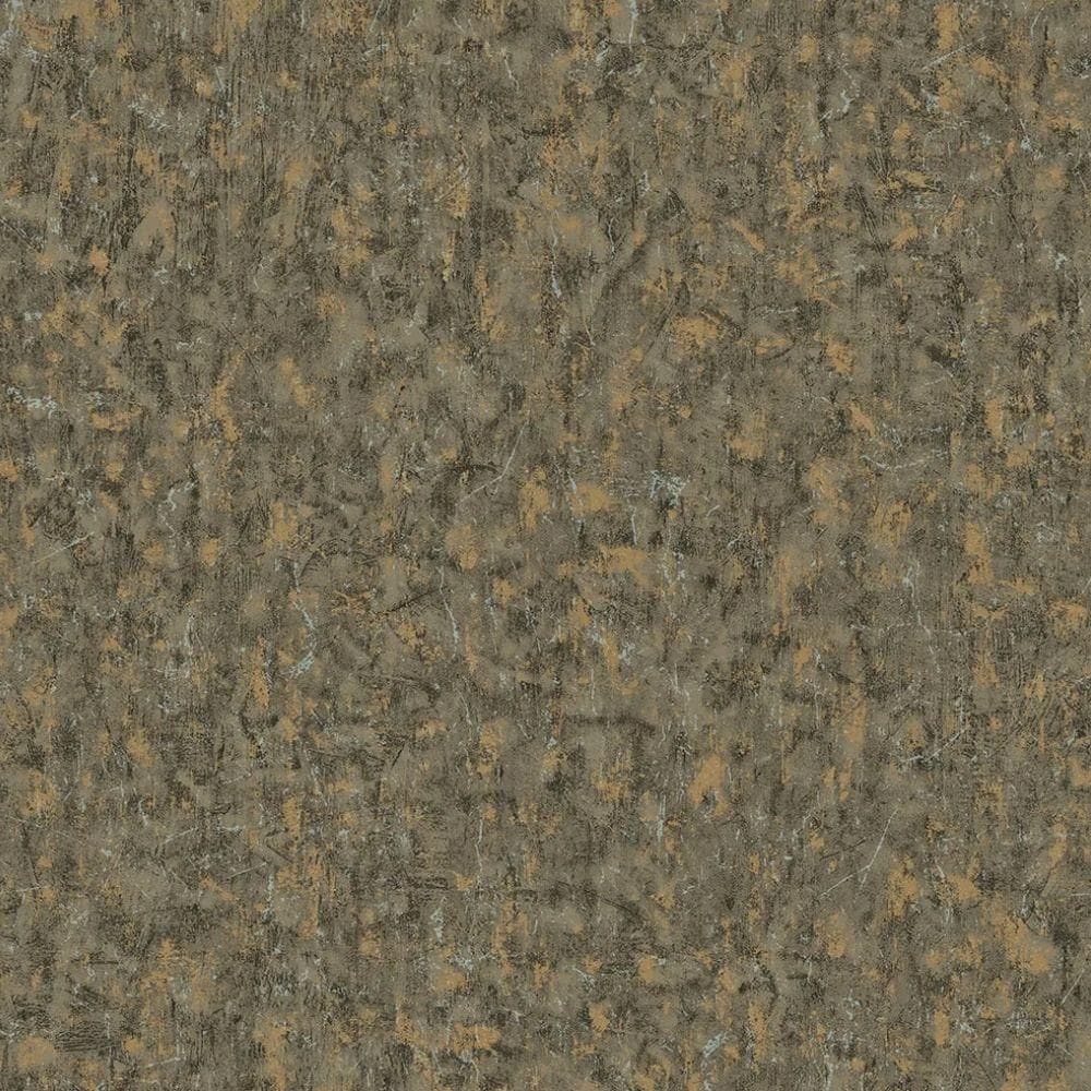 Papel De Parede Essencial Aspecto Têxtil Cinza E Dourado Ess1053