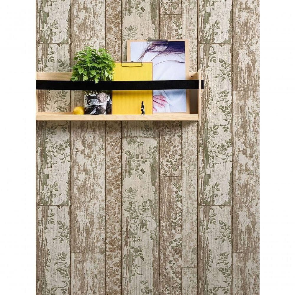 Papel De Parede Wood`n Stone 2 361192 Rolo 10m X 0,53m