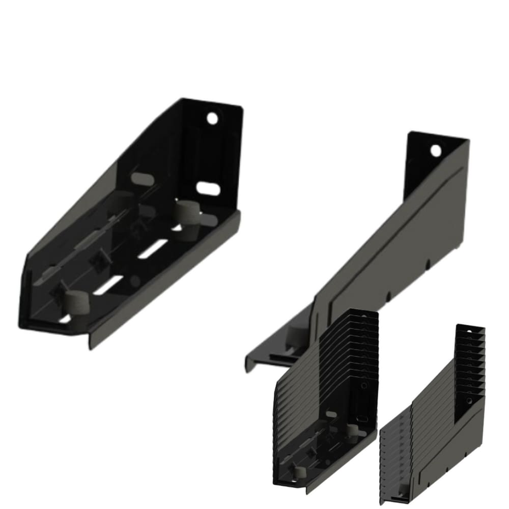 Suporte para Forno Micro-ondas Preto Brasforma SBR5.1 - 12 Unidades